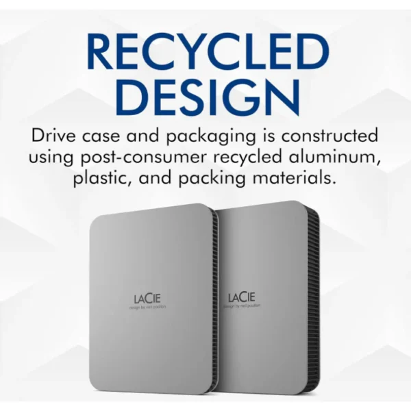 LaCie Mobile Drive V2 1TB USB-C External Hard Drive