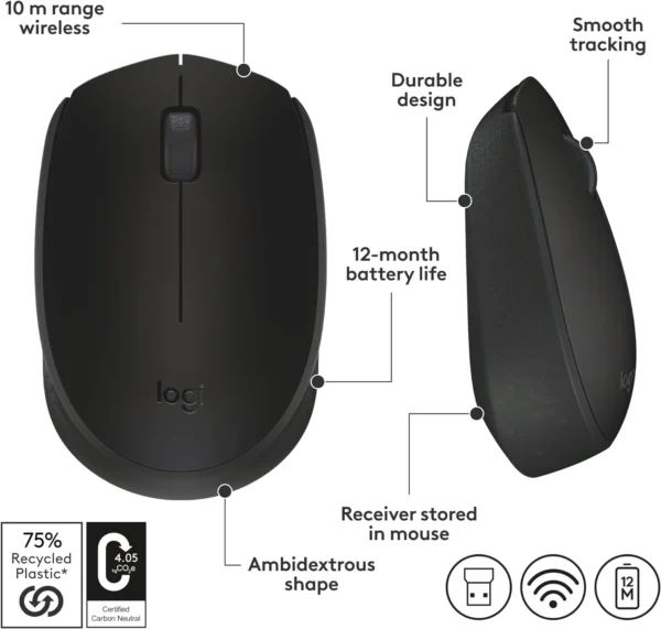 Logitech M170 Wireless Optical Mouse
