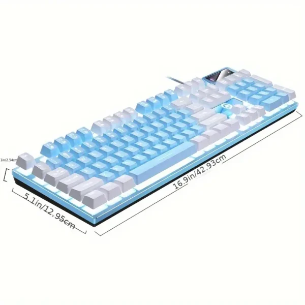 YINDIAO Wired Gaming Mechanical Keyboard with Backlight