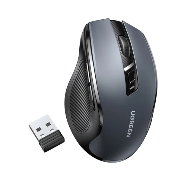 UGREEN Ergonomic Wireless Mouse, Bluetooth 5.0 / 2.4G, 4000 DPI