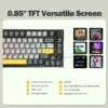 Ajazz AK820 Pro 75% Tri-Mode Mechanical Keyboard with TFT Screen