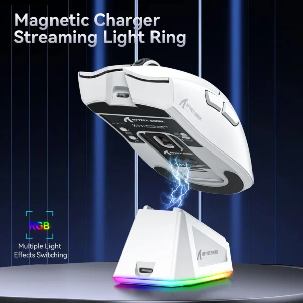 Attack Shark X11 Wireless Gaming Mouse with Bluetooth & 2.4G