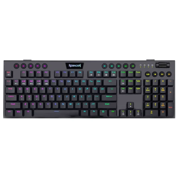 REDRAGON Horus K618 RGB Tri-Mode Mechanical Gaming Keyboard