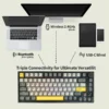 Ajazz AK820 Pro 75% Tri-Mode Mechanical Keyboard with TFT Screen
