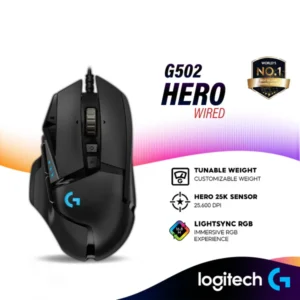 Logitech G502 HERO High-Performance Wired Gaming Mouse
