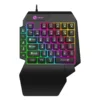 35-Key Mini One-Handed Gaming Keyboard with Backlight