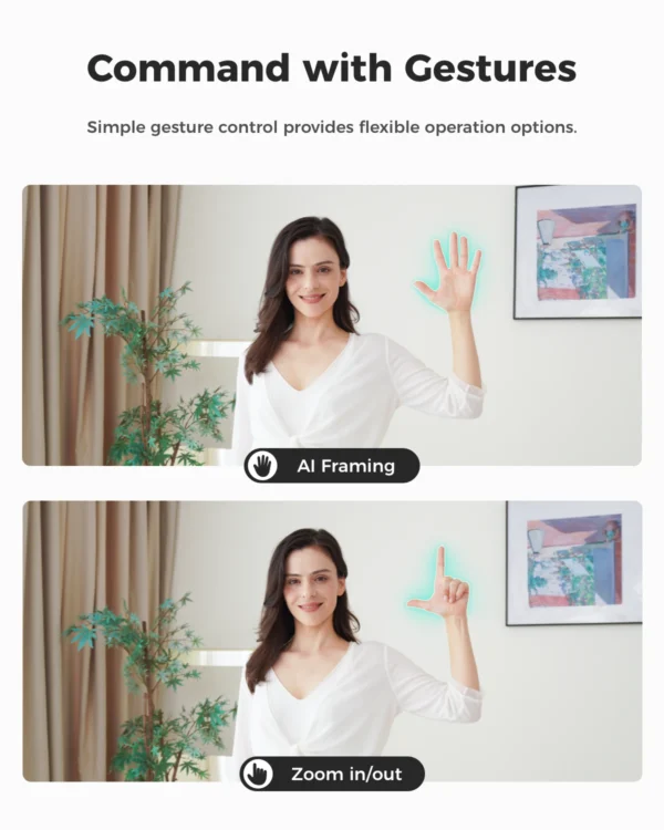 OBSBOT Meet SE 1080P 100FPS AI Webcam with HDR & Gesture Control