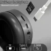 M5 Wireless Bluetooth 5.3 Over-Ear Headphones with TF/AUX