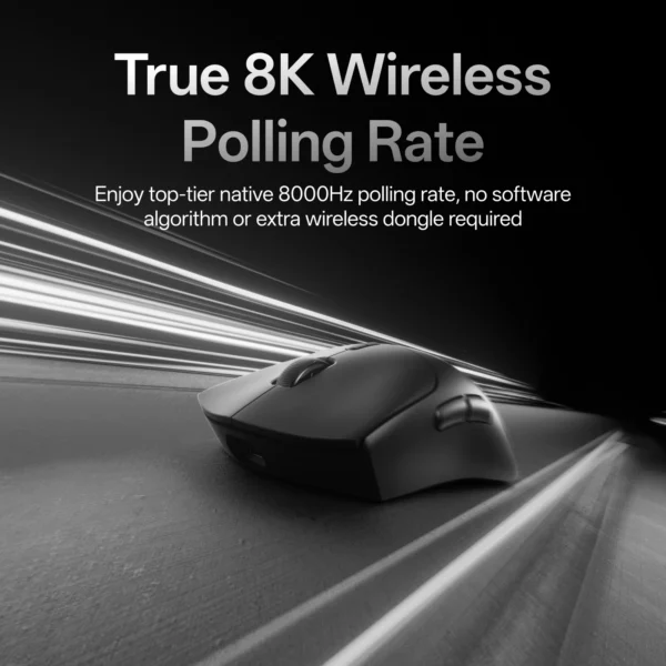 Rapoo VT7 MAX Wireless Gaming Mouse, 8K Polling Rate