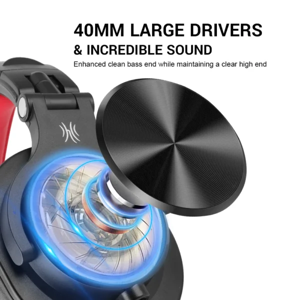 OneOdio A71 Studio DJ Wired Headphones with Deep Bass