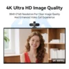EMEET 4K USB Webcam with PDAF Auto Focus & Dual Microphones