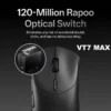 Rapoo VT7 MAX Wireless Gaming Mouse, 8K Polling Rate