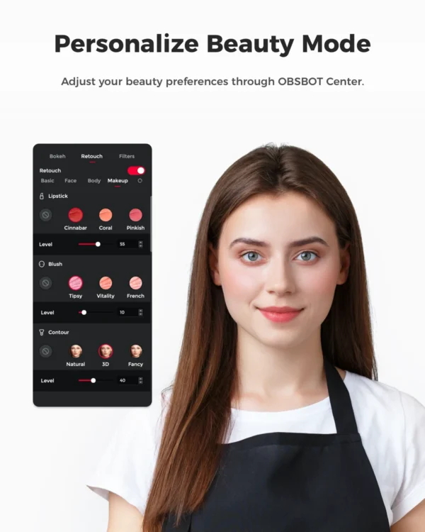 OBSBOT Meet SE 1080P 100FPS AI Webcam with HDR & Gesture Control