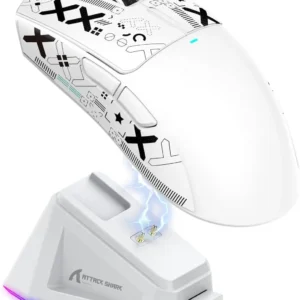 Sfdb42c26c43a4f02bb57e1c539a36bda9.webp Attack Shark X11 Wireless Gaming Mouse with Bluetooth & 2.4G