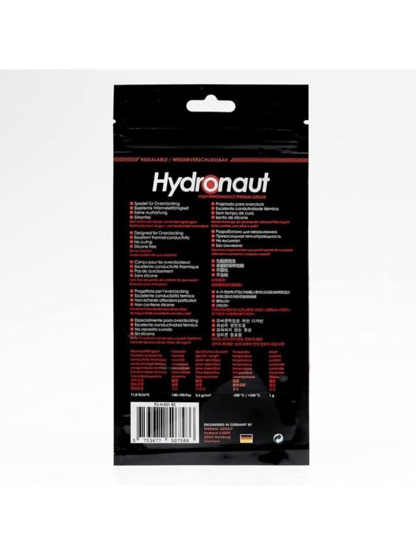 Thermal Grizzly Hydronaut Thermal Paste, 1g