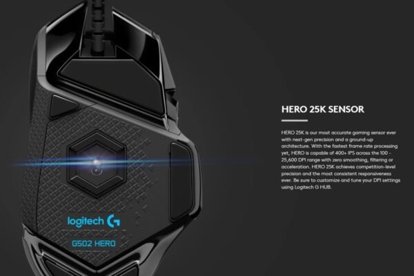 Logitech G502 HERO High-Performance Wired Gaming Mouse