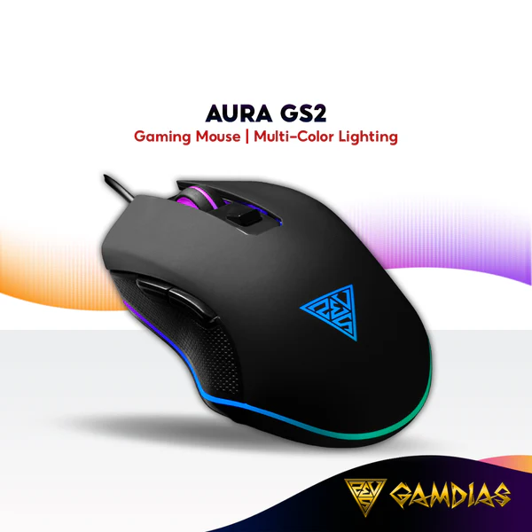 Gamdias Aura GS2 Wired Gaming Mouse, 3600 DPI